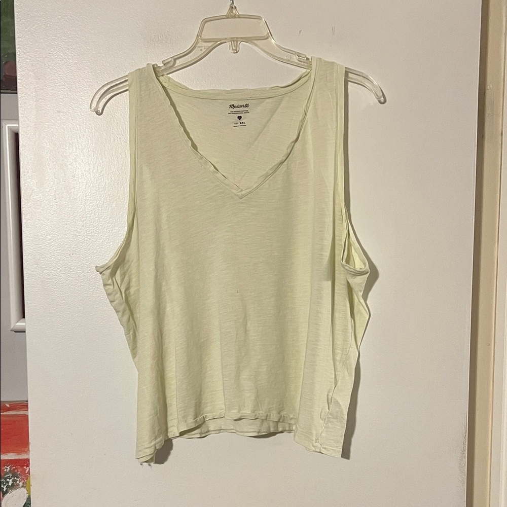 Madewell sleeveless cotton top